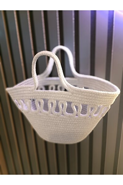 Home Minimalist Elegant Cute Handmade Knitted Design Tricot Hand Bag