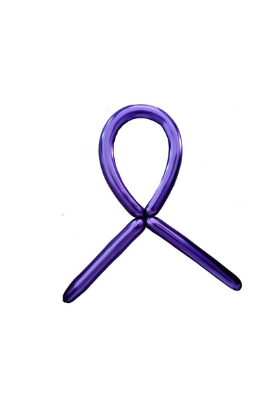 SDX Market Set de 100 de baloane modelabile lungi, 125 cm x 4,5 cm, violet crom