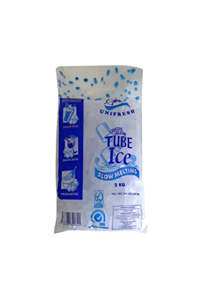 Unichem يوني فريش - أنبوب ثلج شفاف كريستالي 2 كجم