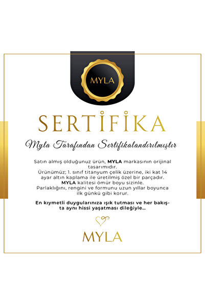 Myla “Kızıma” Yıldız Işıltılı Kadın Kolye Anlamlı Notlu ve Hediye Kutulu