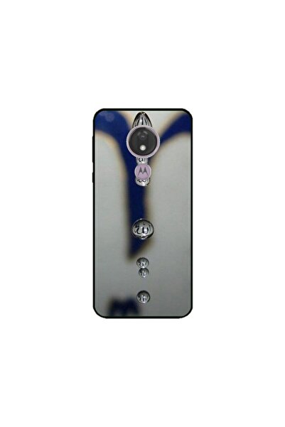 Atlas Husa personalizata si Folie de Silicon Motorola Moto G7 Power, Droplets...