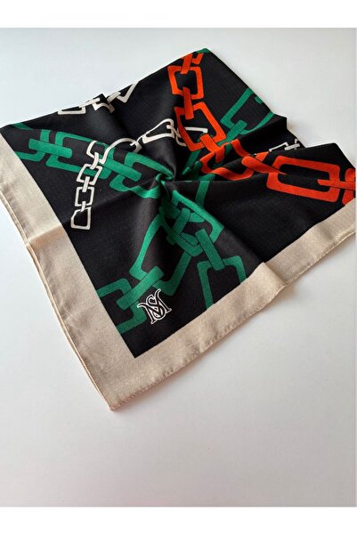 çiğdem eşarp Шал с десен на вериги MASALSU