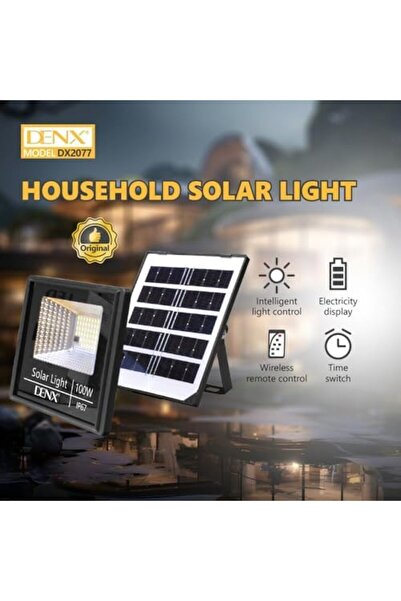 Generic Home Solar Powered Lamp DX2077 from Denx, Acrylonitrile Butadiene Styrene, Multi-Colors