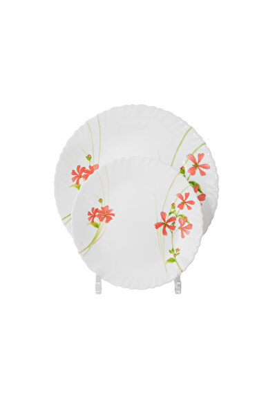 ALSAIF 76-piece Arcopal dining set for 12 people with beautiful, vibrant floral patterns