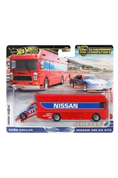 HOT WHEELS Camion și mașină de curse pentru transportul echipei, cadou pentru...
