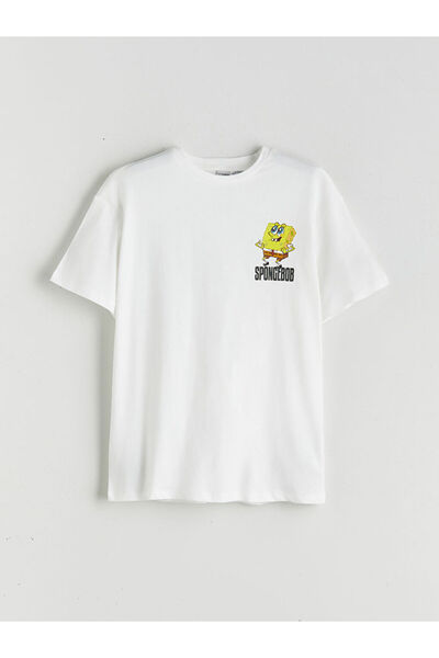 LC Waikiki تي شيرت بناتي مطبوع عليه سبونج بوب من UZG STORE من ستايل شايبيررز