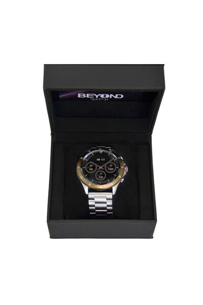 BEYOND Watch Seria Earth 2, Argint-Auriu, Oțel Inoxidabil