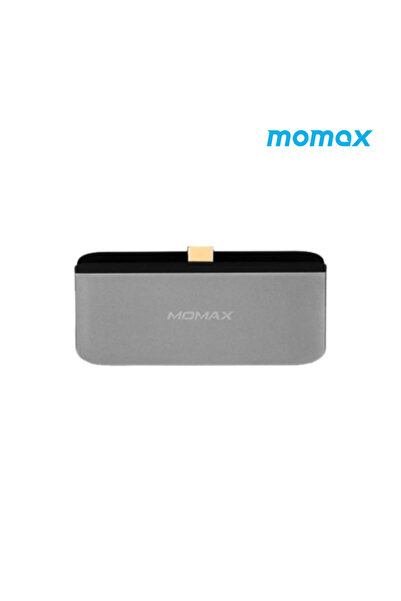 Momax 4-in-1 Type-C Multiport Adapter (PD, HDMI, USB, AUX) - Dark Gray