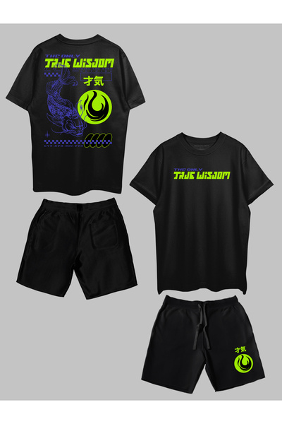 THREADCURRY Knowledge is Power Printed Co-ord Set for Men & Women