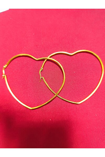 Bujiteri أقراط على شكل قلب