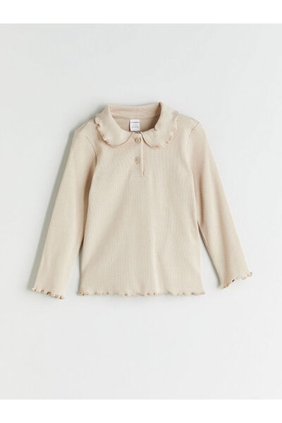 LC Waikiki Baby Collar Girl's T-Shirt