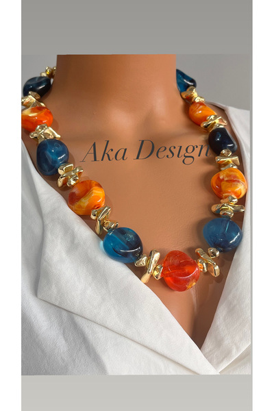 AKA DESIGN Marka model boncuk kolye
