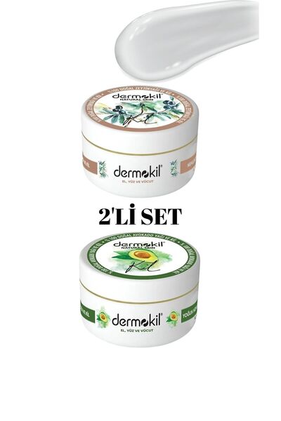 VYRA Dermokil El Yüz ve Vücut Bakım Kremi 2'Lİ 300 ml Doğal Zeytinyağılı & Av...