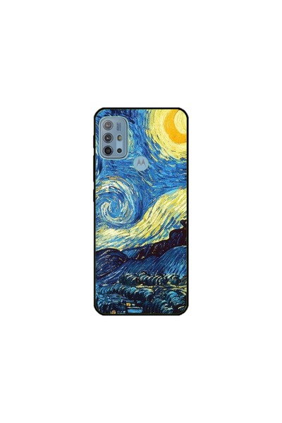 Atlas Husa personalizata si Folie de Silicon Motorola Moto G10 Power, Van Gog...