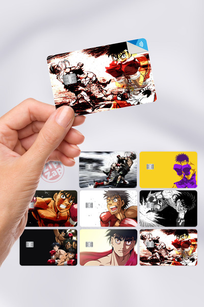 ZipZap Autocolant pentru căptușeală de cărți Fighting Spirit Hajime no Ippo 8...