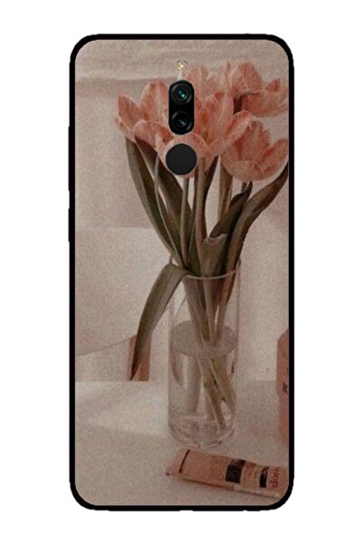 Atlas Εξατομικευμένη θήκη και μεμβράνη σιλικόνης Xiaomi Redmi 8, Λουλούδια #1...