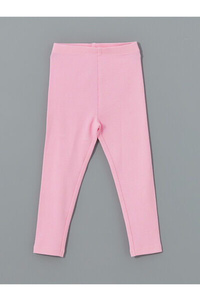 LC Waikiki New Season Basic Baby Girl Leggings with Elastic Waist