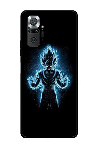 Atlas Husa personalizata si Folie de Silicon Xiaomi Redmi Note 10, Goku, multicolor, S1D1M0087