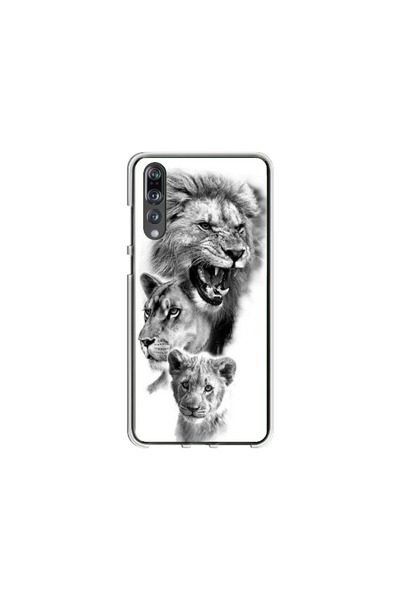 Atlas Προσαρμοσμένη θήκη Huawei P20 Pro, Lion #3, πολύχρωμη, S1D1M0118