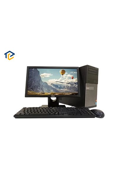 Dell Desktop Computer Refurbished Intel Core i3 4th Gen + 19 Inch Screen + Accessories + WiFi