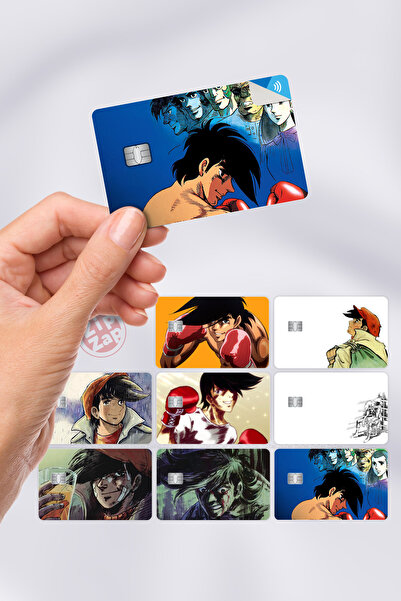 ZipZap Αυτοκόλλητο με επικάλυψη κάρτας Ashita no Joe Tomorrow's Joe 8 τεμάχια