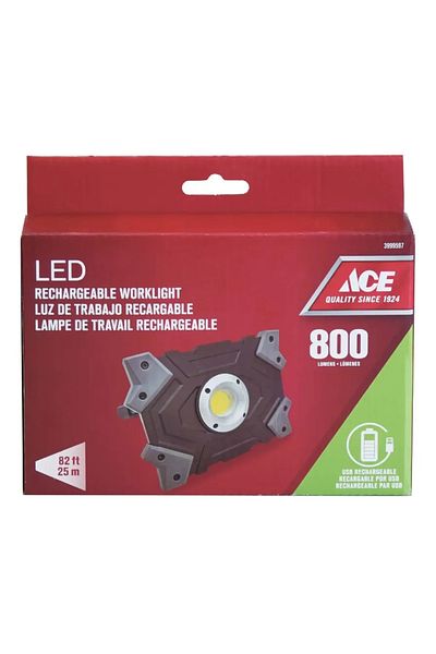 ACE مصباح عمل LED قابل لإعادة الشحن