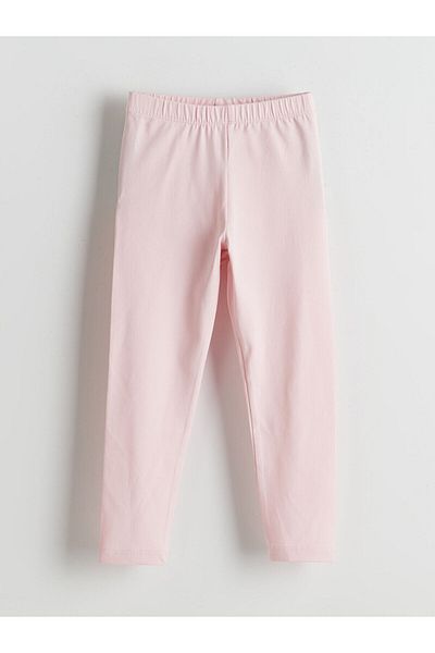LC Waikiki New Season Basic Girl's Leggings with Elastic Waist