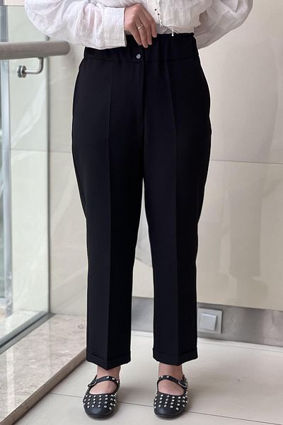 sentez giyim Synthesis Elastic Waist Thin Double Leg Pants