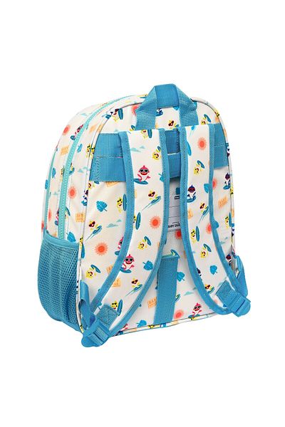Baby Shark School Bag Baby Shark Surfing Blue White 27 x 33 x 10 cm