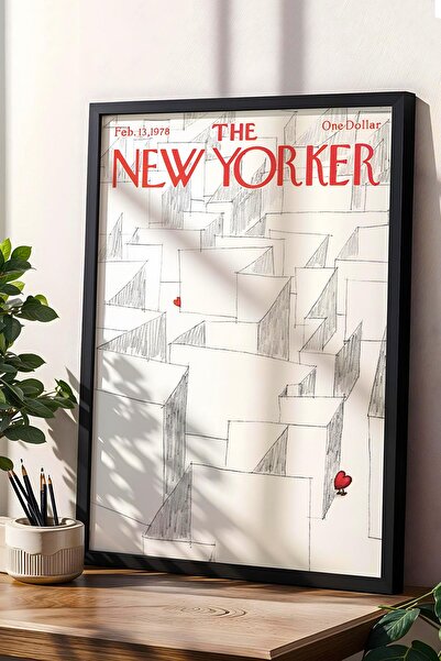 Saturn Pictură înrămată The New Yorker 13 februarie 1978 - Pictură Labyrinth ...