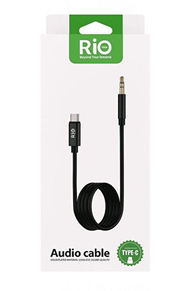 Çnrline Riotech Type-C Girişli 3.5Mm Aux Ses Kablosu - Araç Ve Kulaklık İçin ...