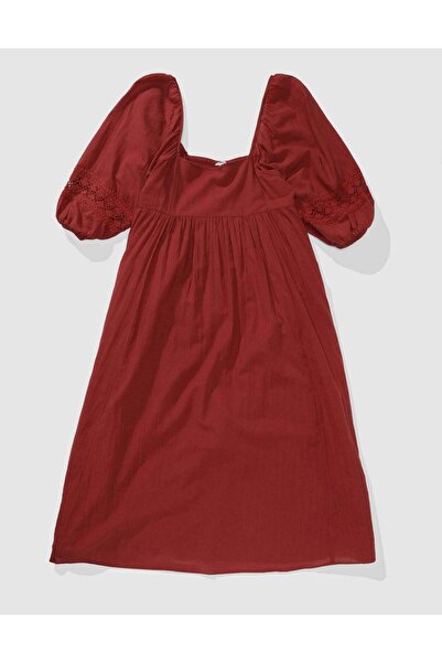 AMERICAN EAGLE Aerie Crochet Midi Dress