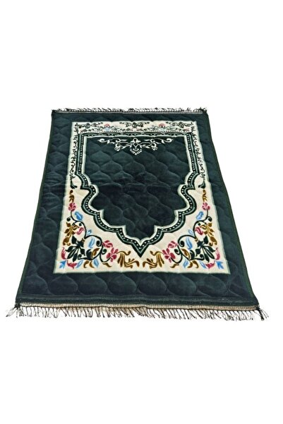 smart home سجادة صلاة فاخرة، قماش مخملي، حشوة من الألياف الدقيقة ناعمة ومريحة، 120×80 سم - خفيفة الوزن