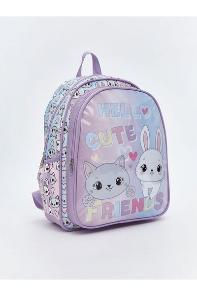 LC Waikiki LCW ACCESSORIES Geantă de școală pentru fete imprimate (W5)