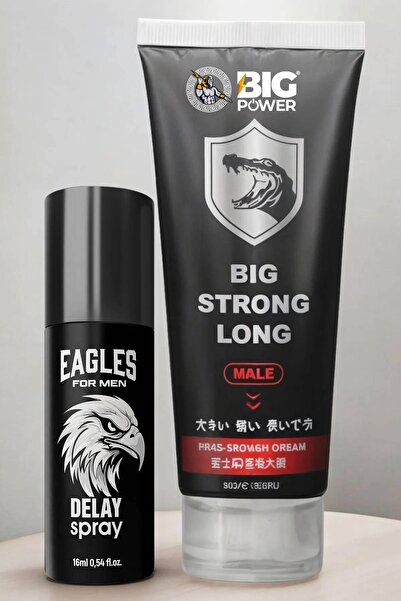 BİG POWER Penis Geliştiricili ve Geciktiricili Doğal İkili Set