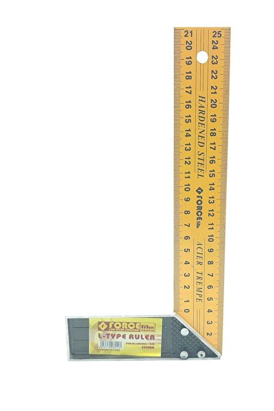 Force Multi Purpose Right Angle Ruler 250 mm