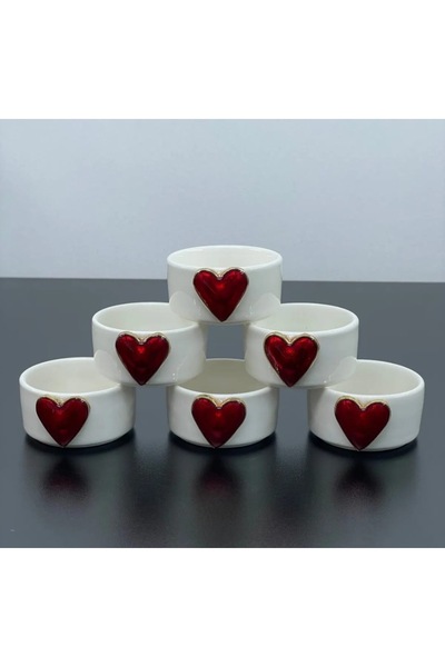 Hediye Köşkü 6lı Kalpli Lüks Lokumluk