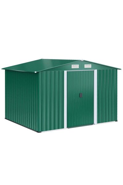 Mercaton Garden shed/shed/shed for storing tools, with base structure included, steel and PP, ve