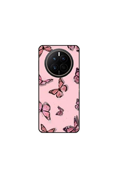 Atlas Husa personalizata si Folie de Silicon Huawei Mate 50 Pro, Butterfly #7...