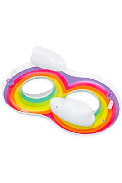 STOREMAX Sellbuyst Rainbow Dreams 2-Person Double Swimming Tube 1.86 m X 1.16 m Trendy 266450
