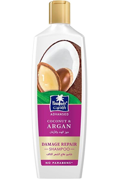 Parachute Advanced Argan and Coconut Damage Repair Shampoo | For Dry and Damaged Hair | 0% Harmful C