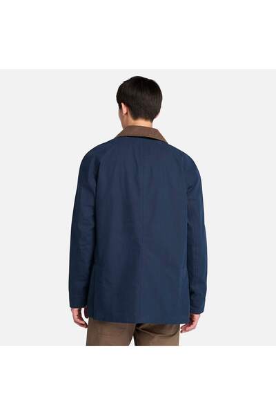 Timberland معطف بارن مقاوم للماء للرجال معطف أزرق داكن Tb0a44gb4331