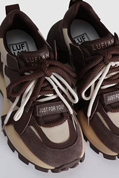 Lufian 121230049 Παπούτσια Yoko Unisex Sneaker ΚΑΦΕ