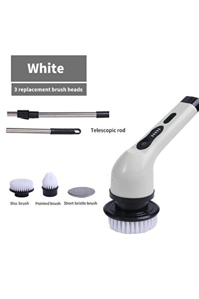 Choice4 200588-white3 فرشاة تنظيف كهربائية لاسلكية للحمام والنوافذ والمطبخ وا...
