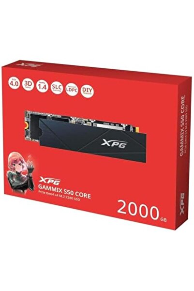 STOREMAX Sellbuyst Adata Gammix S50 Core 2Tb Nvme Ssd – Pcie Gen4X4, 3500Mb/S Read, 2800Mb/S Write, M.2 22