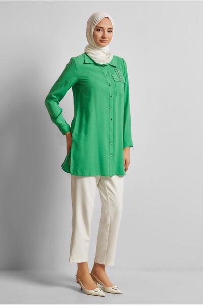 Alvina Shirt Collar Tunic 45623