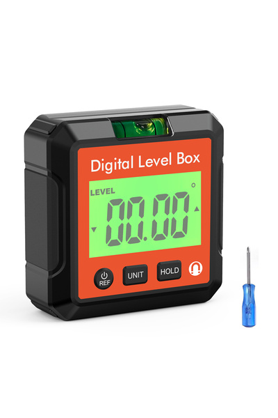 Choice Red Digital Angle Gauge Magnetic Protractor Inclinometer Level Angle Finder Angle Cube Level Box Wit