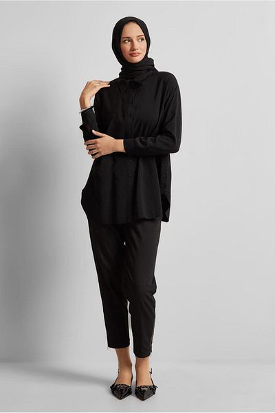 Alvina Shirt Collar Tunic 45771