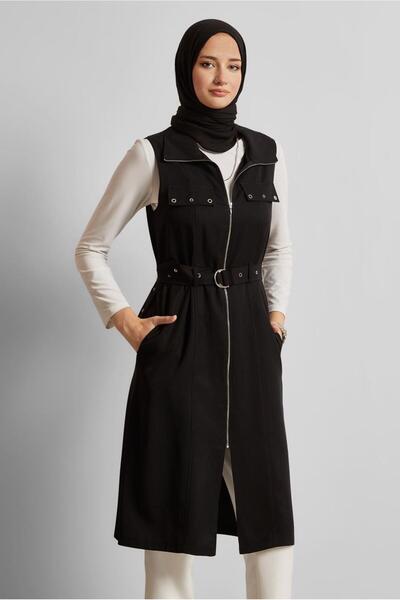 Alvina Belted Lyocell Vest 45645