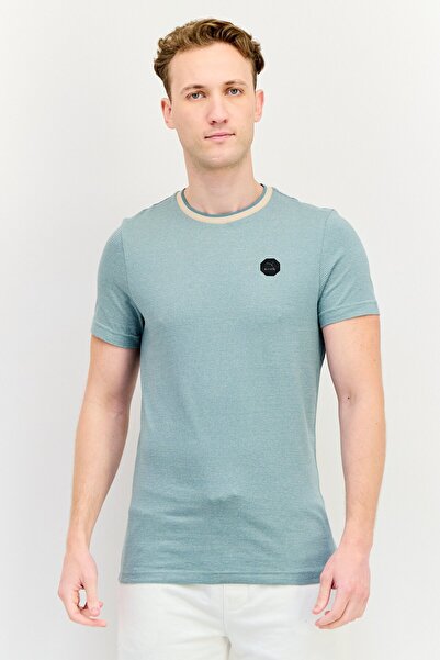 Puma تي شيرت رجالي RCB قصة ضيقة وطبعة جرافيكية وأكمام قصيرة للأنشطة الخارجية،...